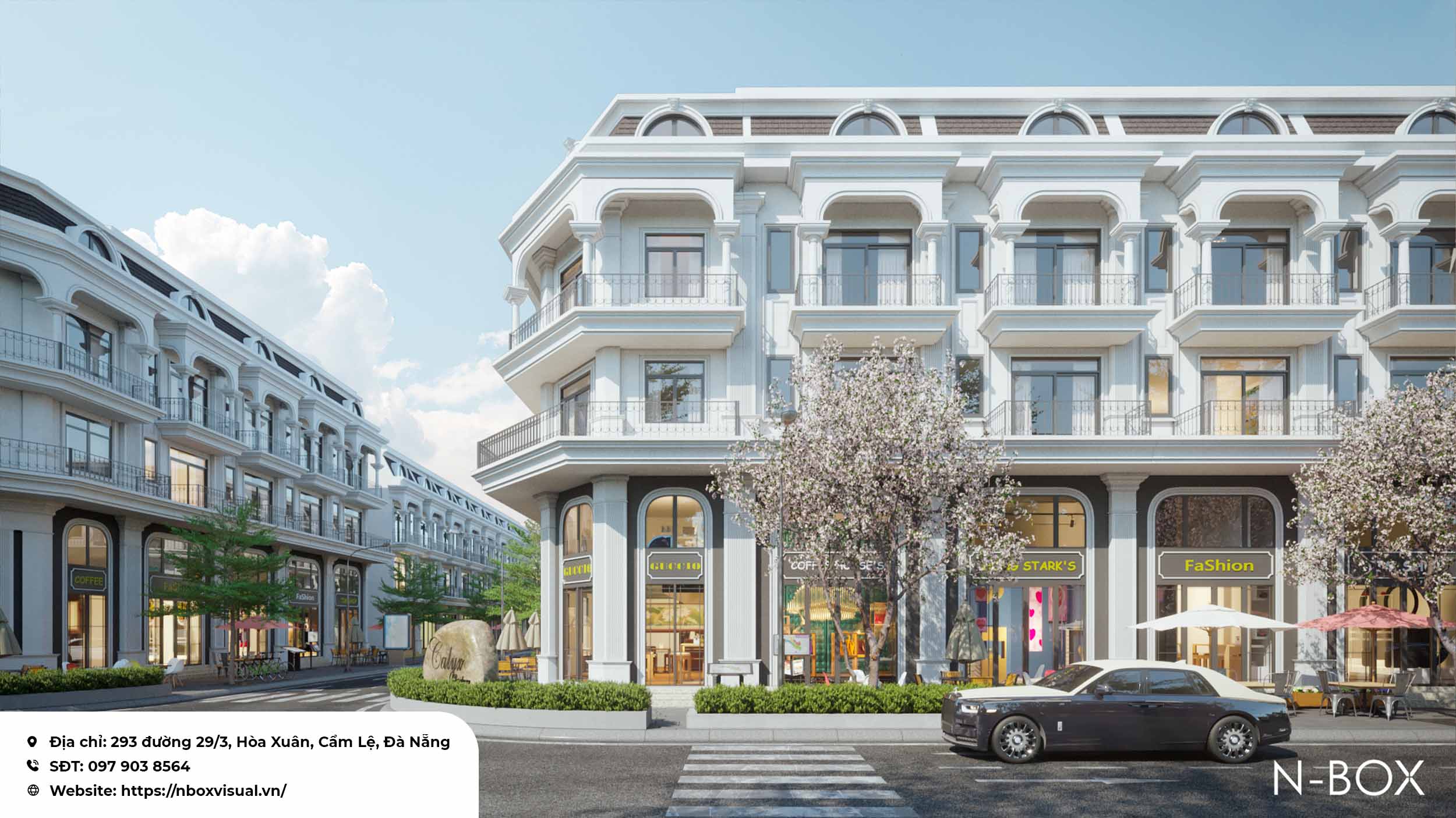 Khu phố Calyx Residence với nhiều tiện ích